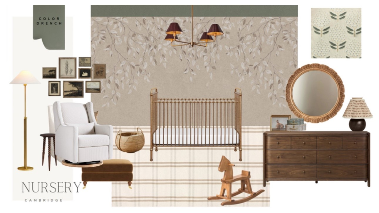 Crib and rocker for baby nursery! 

#LTKBaby #LTKBump #LTKFamily