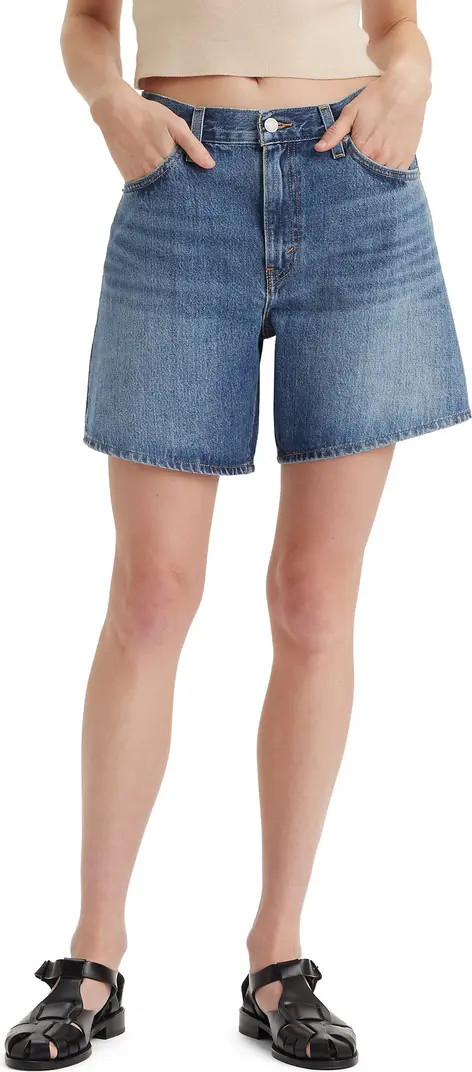 Levi's® Baggy High Waist Mid Thigh Denim Shorts | Nordstrom | Nordstrom