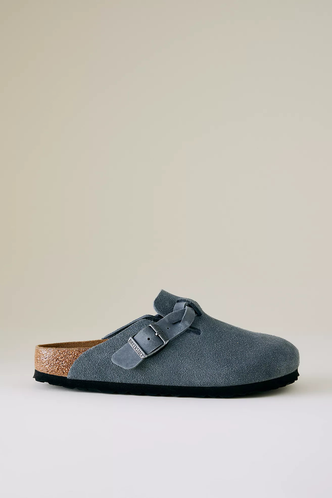Birkenstock Boston Braided Suede Clogs | Anthropologie (UK)