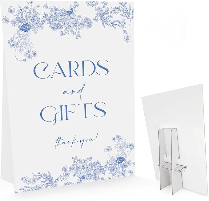 Bridal Shower/Wedding Decoration Sign, Cards and Gifts Sign, Bridal Shower Table Signs, Something... | Amazon (US)