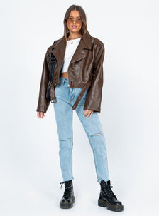 Staten Island Jacket Brown | Princess Polly US