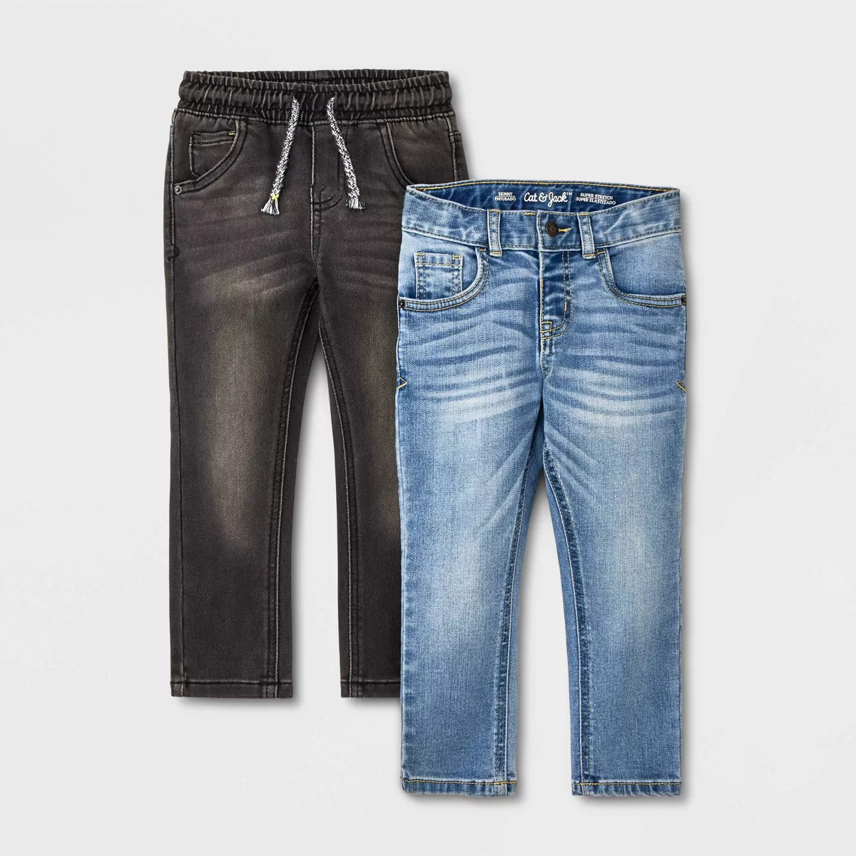 Toddler Boys' 2pk Solid Pants - Cat & Jack™ Light Blue | Target