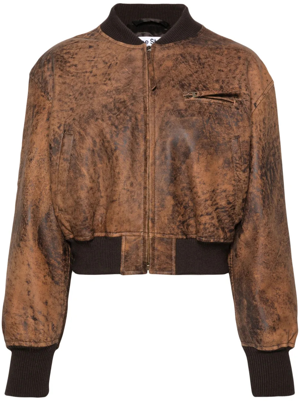 veste bomber en cuir | Farfetch Global