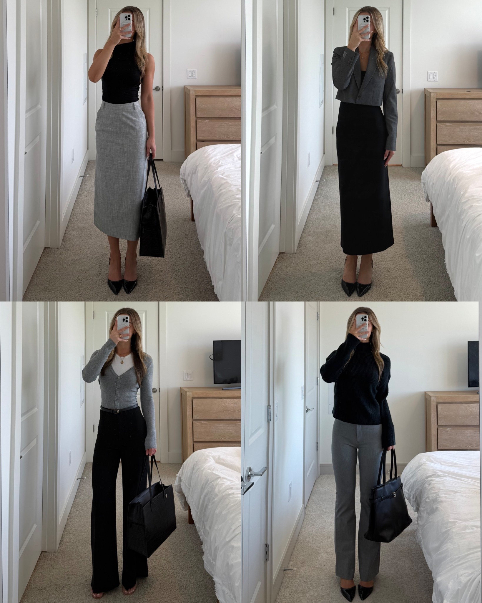 Black + Grey office outfit styling inspo 🖤🩶

#LTKWorkwear