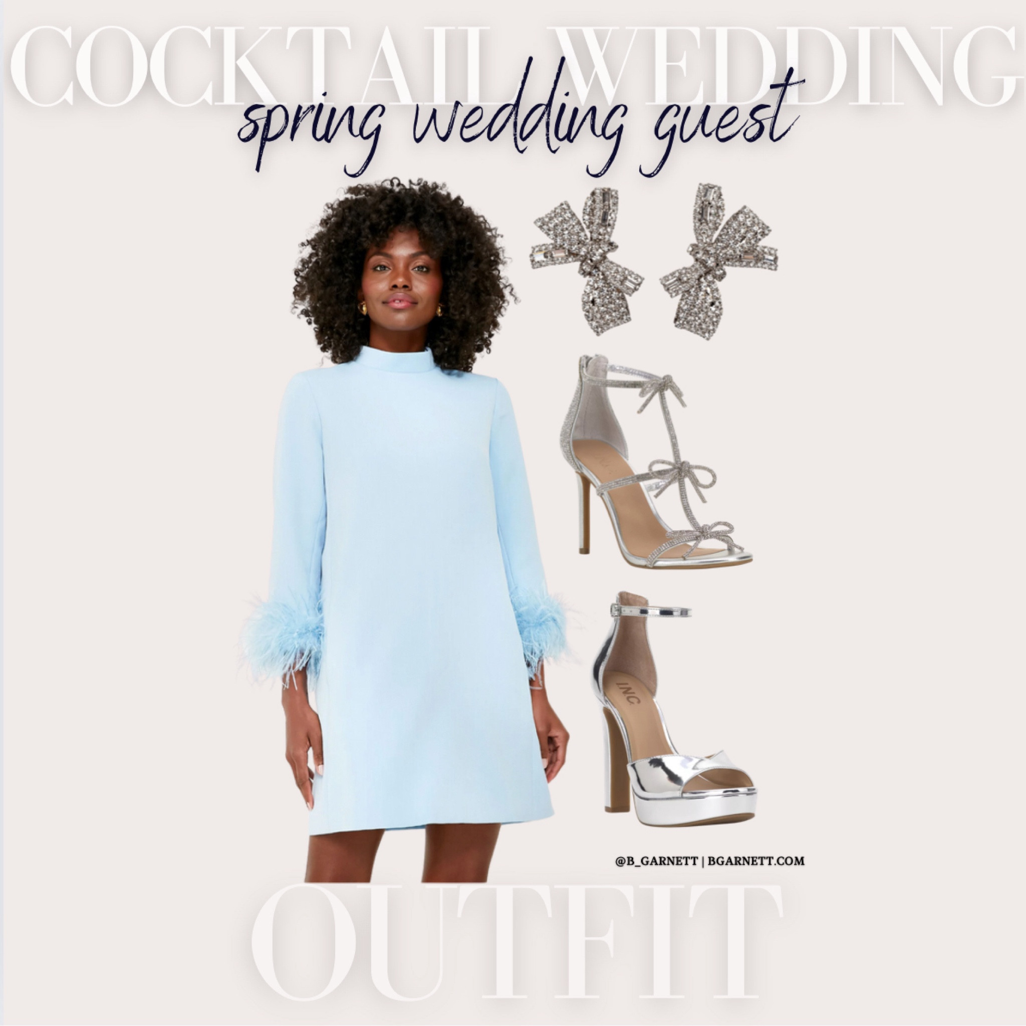 Spring Cocktail Wedding Guest Dress 

Blue wedding guest dress 
Fun wedding guest dress
Summer wedding guest dress 
Spring wedding guest dresss
White tie wedding guest dress
Cocktail attire wedding guest dress