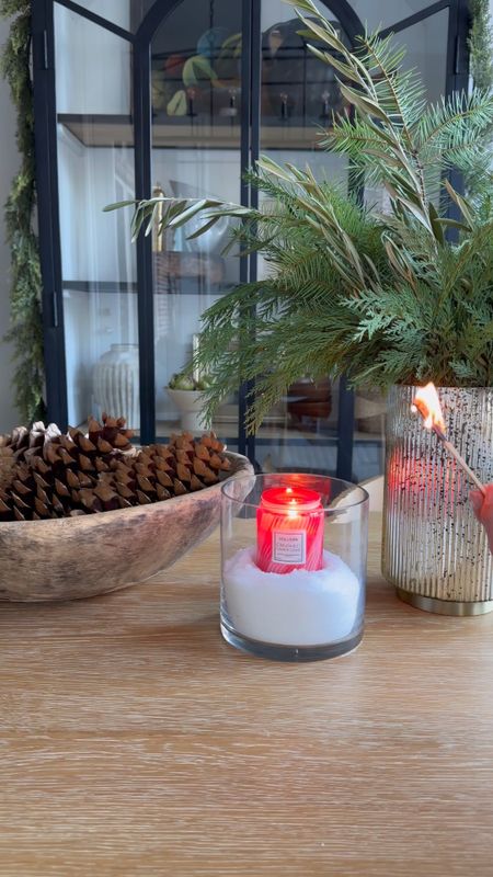 Easy candle idea for the holiday season! 

#LTKhome #LTKVideo #LTKSeasonal