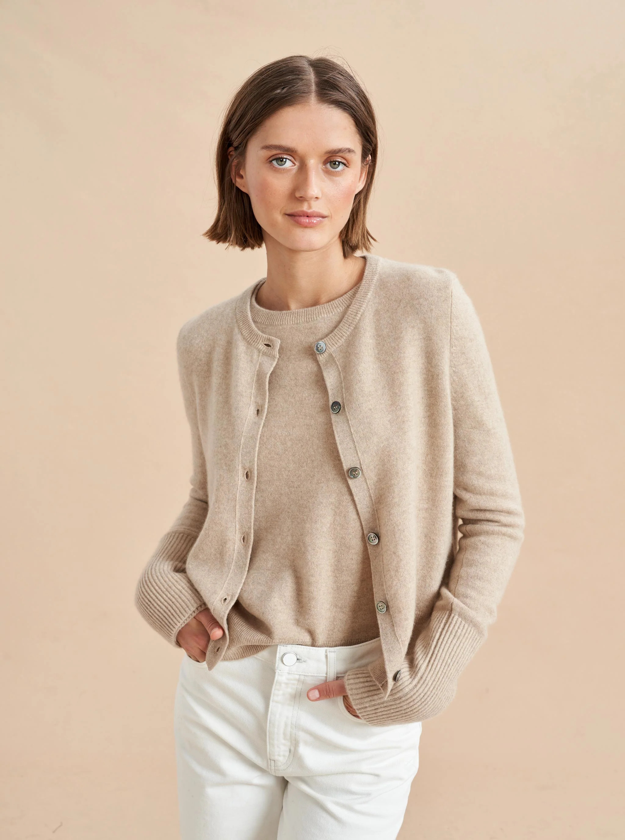 Solid Lean Lines Cardigan | La Ligne