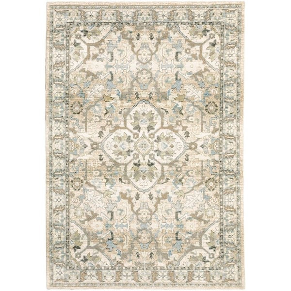 Andorra 9818G Beige/Ivory Area Rug | Rugs Direct