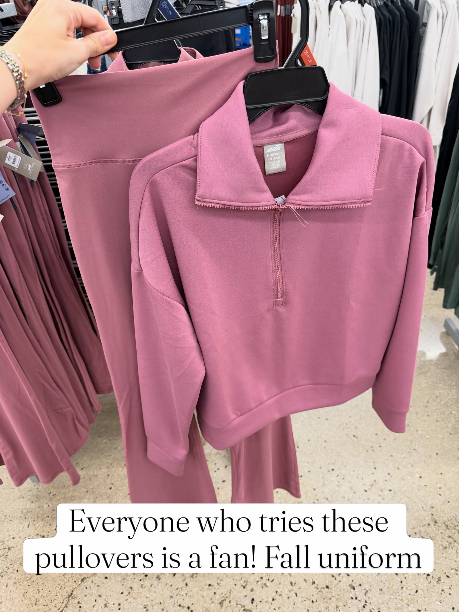 These are a smooth soft stretchy cooling fabric. Fit is true to size, go up for relaxed fit. #walmartfashion

#LTKActive