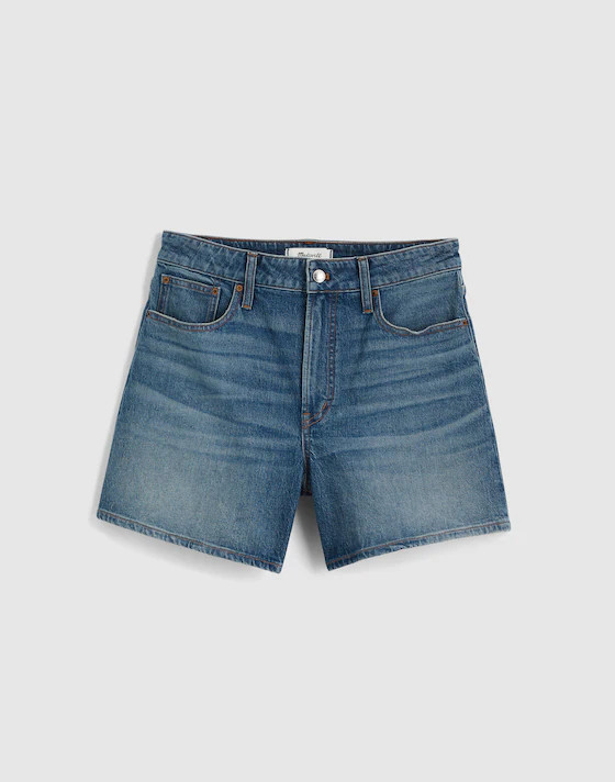 The Curvy Perfect Vintage Mid-Length Jean Short | Madewell