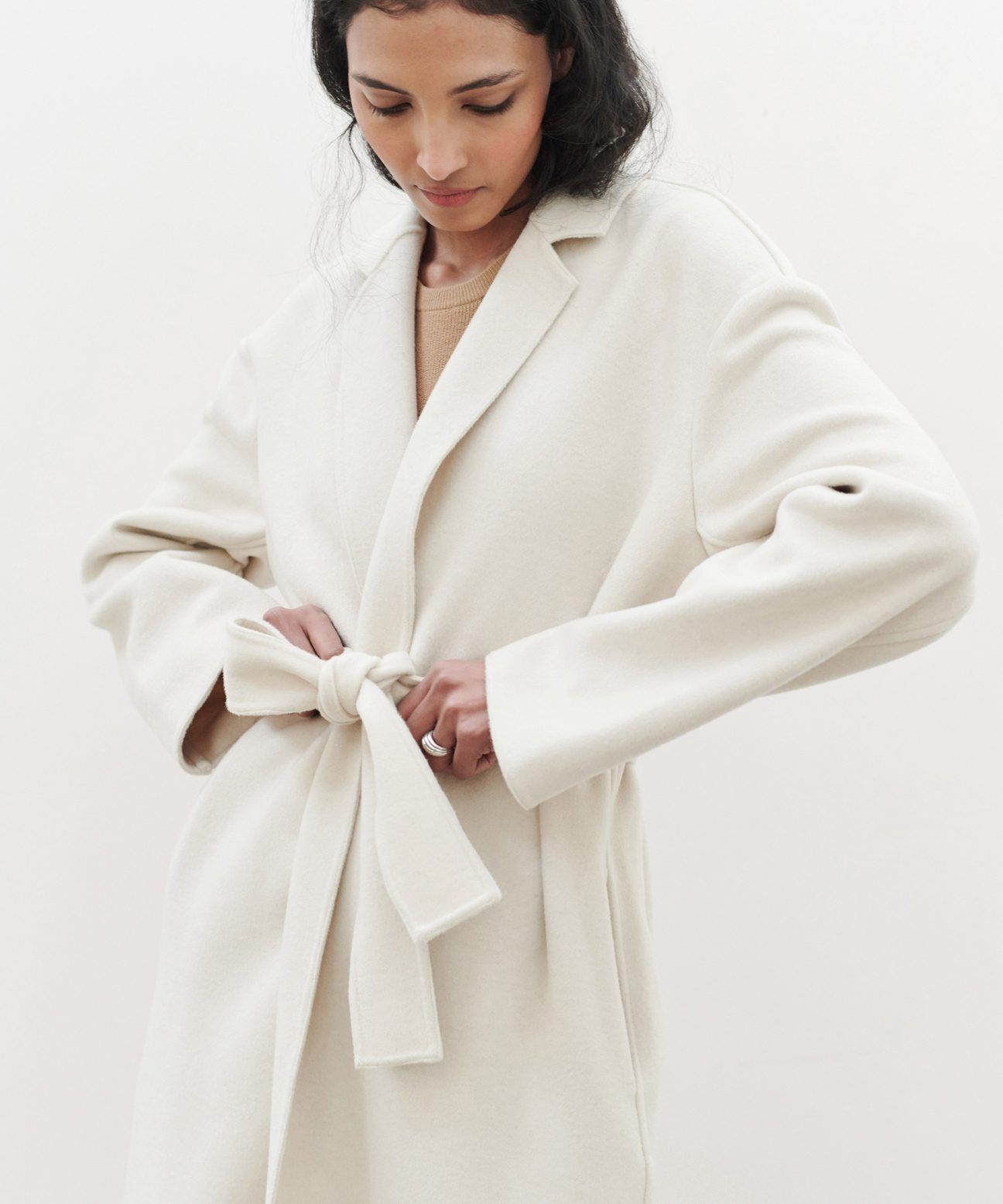 Cashmere Overcoat - Stone | Jenni Kayne | Jenni Kayne