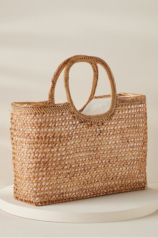 April Woven Bag | Soft Surroundings