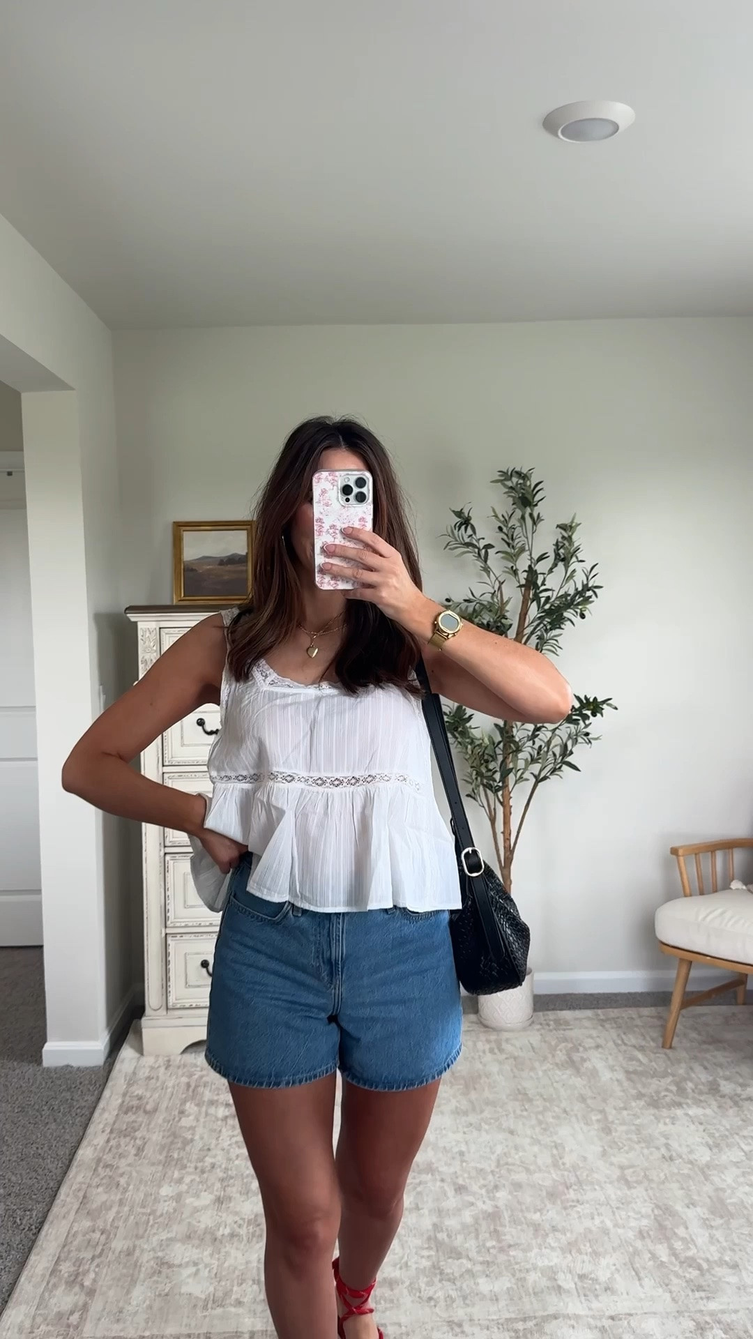 MOM OUTFITS
for reference:
5’9” | 145 lbs | usually size 6 / M
medium or small tall in pants

black active pants — wearing size S tall (I’d recommend sizing down one from your TTS!)

size down one from your TTS in both the white Walmart top (size S) & Old Navy shorts (size 4)! 

old navy button down: size L for a more comfy fit

#LTKootd #LTKSeasonal #LTKTall
