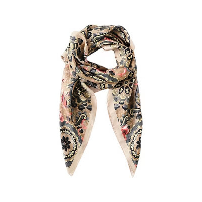 Anna-Kaci Women's Paisley Print Silky Scarf with Lightweight Soft Fabric Versatile Square Neck Accessory-35.5*35.5in, Pink | Target