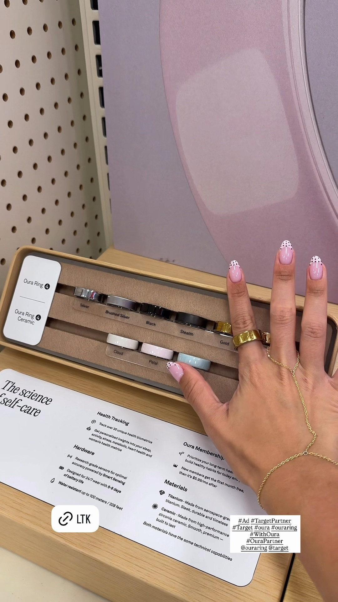 #Ad my mom is going to love this! The perfect gift for the holiday season. #TargetPartner #Target #oura #ouraring #WithOura #OuraPartner @ouraring @target

#LTKHoliday #LTKSaleAlert #LTKGiftGuide