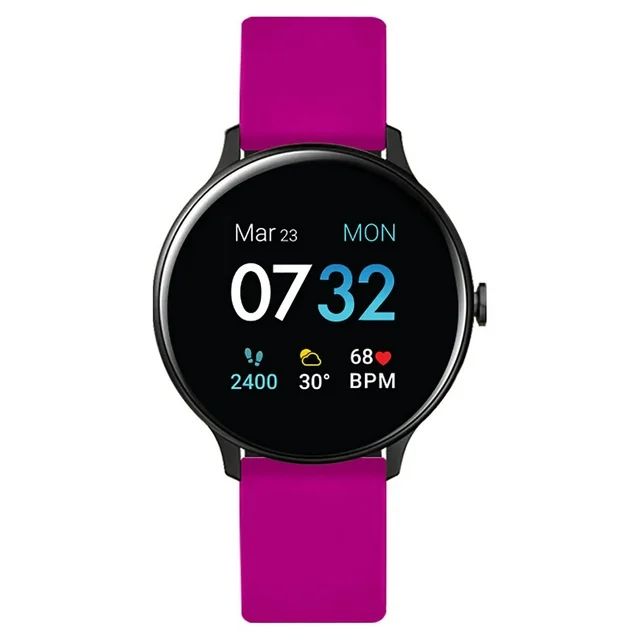 iTECH Fusion 2 S Adult Women's Smartwatch Fitness Tracker - Hot Pink | Walmart (US)
