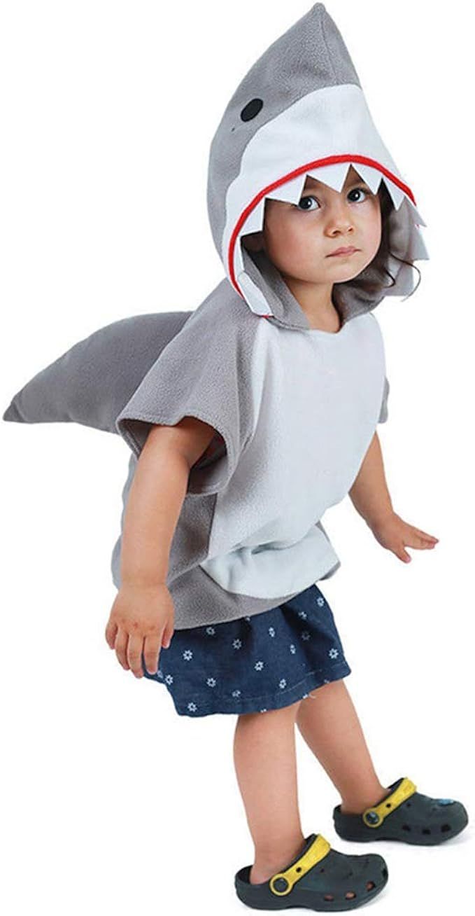 EraSpooky Shark Fleece for Kids Shark Costume Halloween Animal Outfit | Amazon (US)