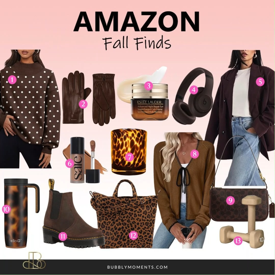 Fall is here 🍂 Time to refresh your wardrobe and home with cozy, stylish finds from Amazon! These fall picks are perfect for creating that warm seasonal vibe, from cute everyday essentials to cozy home accents. 🍁 Shop these must-have finds and add a little fall inspiration to your space and style!
#LTKootd #LTKFinds #LTKSeasonal #AmazonFinds #FallFinds #FallFavorites #FallShopping #FallStyle #FallFashion #CozyFinds #AmazonFashion #HomeFinds #AutumnStyle #AutumnFinds  

 