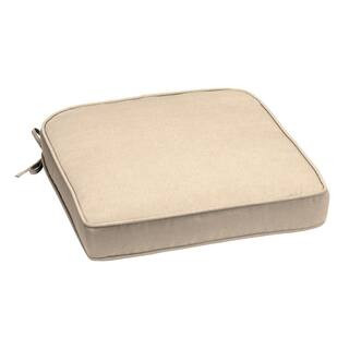 Hampton Bay 20 in. W x 20 in. D CushionGuard Universal Outdoor Seat Pad in Putty XS02E07B-9D6 - T... | The Home Depot