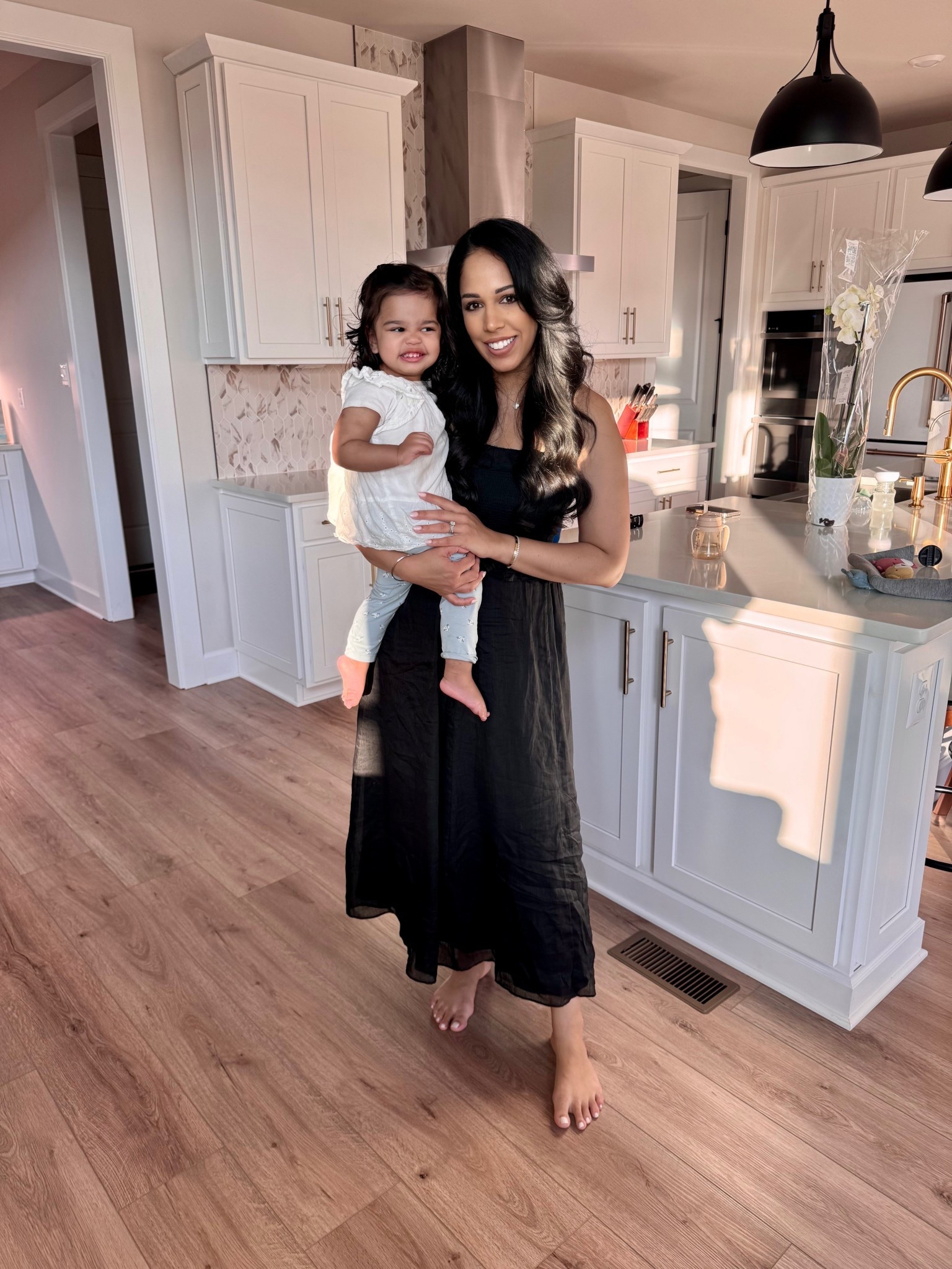 Mommy & Me summer outfits / Wearing a linen dress from Jcrew and baby is wearing a det from H&M #summerstyle #summerdress #summerfashion #linendress #mommyandme #toddlergirl 

#LTKBaby #LTKFamily #LTKKids