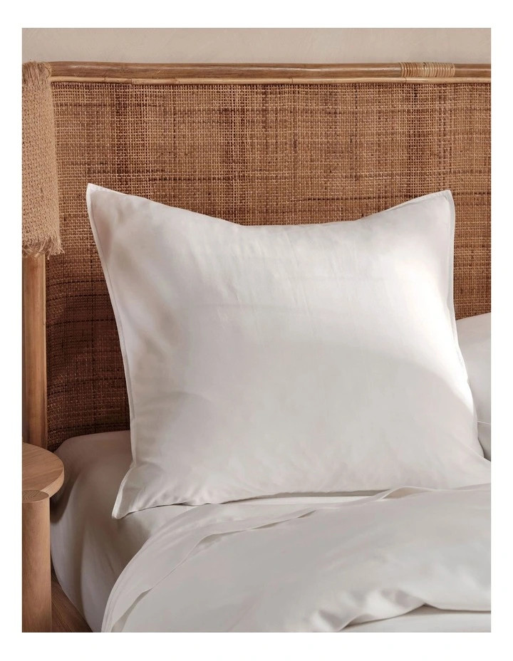 Nara 400TC Bamboo Cotton Quilt Cover Set in White | Myer