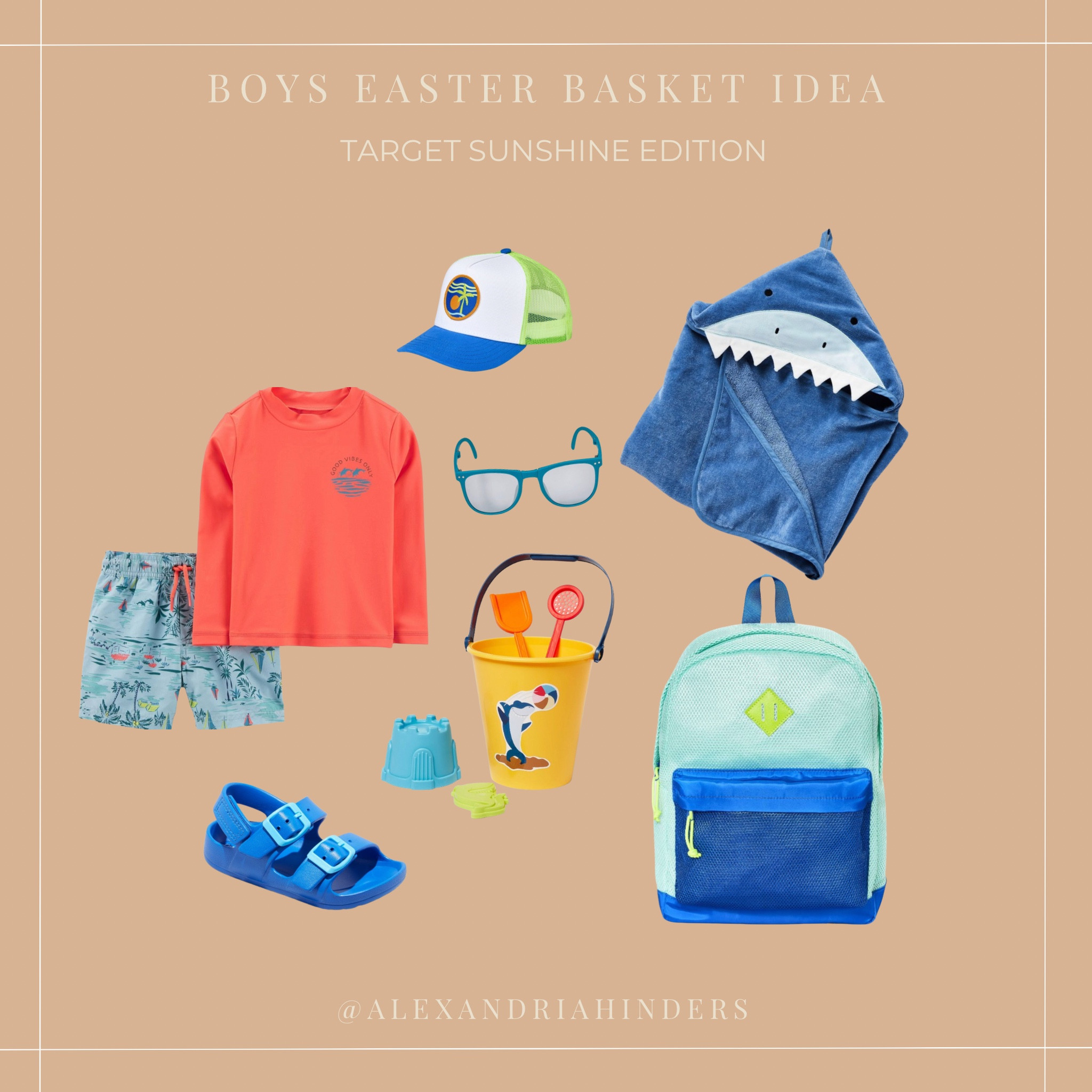 Boys Easter Basket Idea from Target - Sunshine Edition
