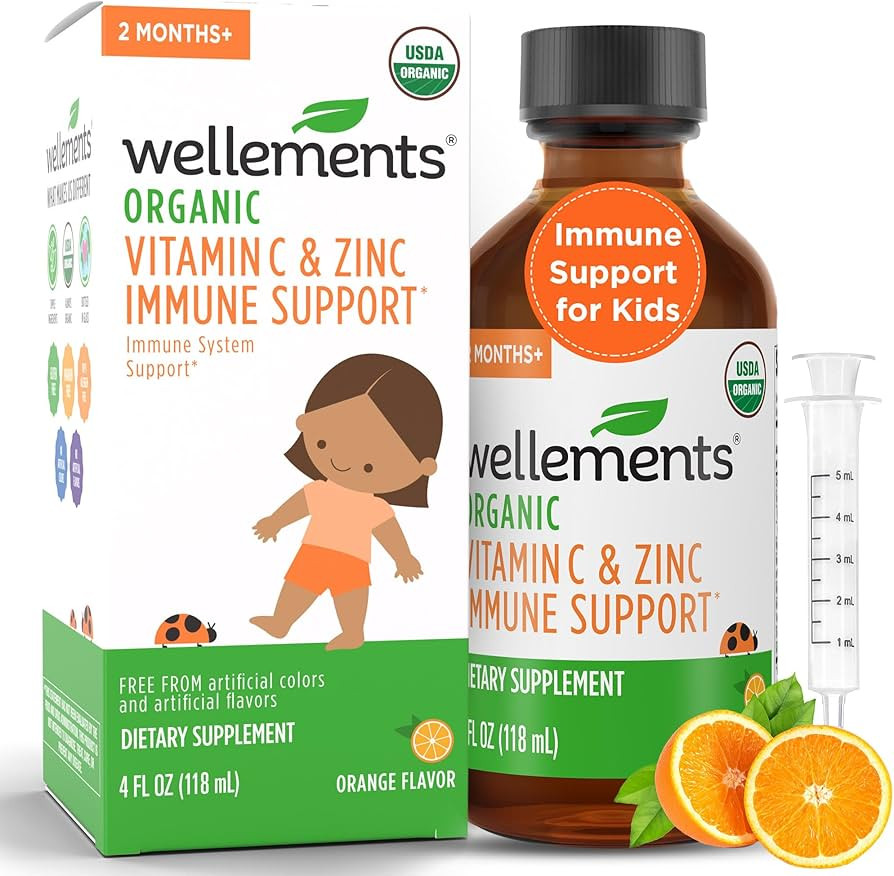 Wellements Organic Children’s Immune Support Syrup | Immune System Support* for Kids/Vitamin C ... | Amazon (US)