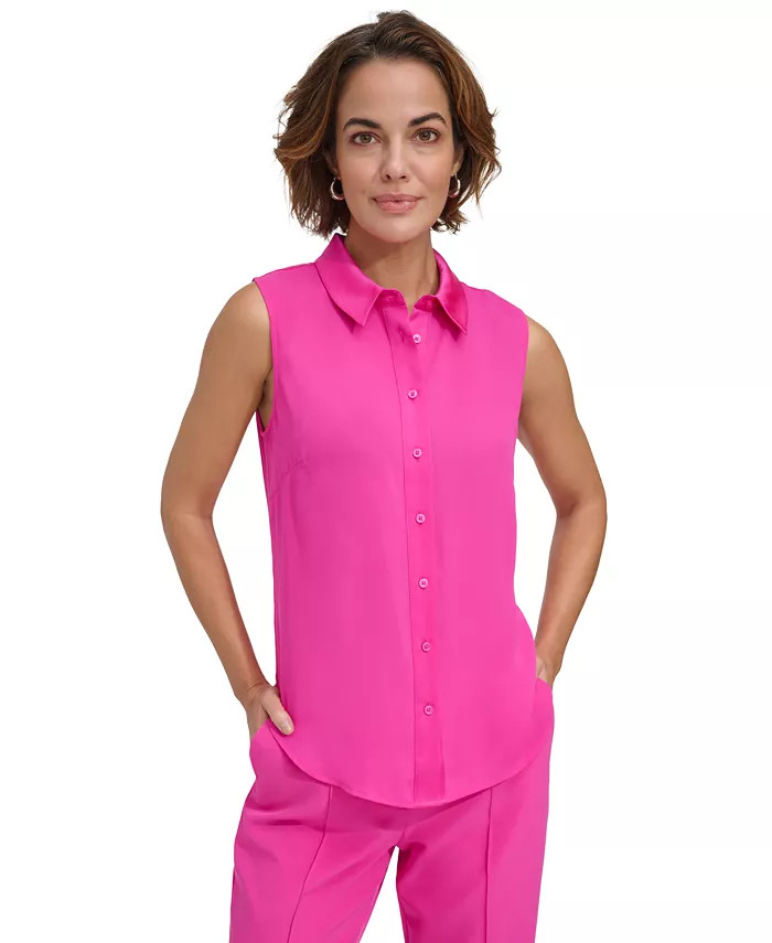 Women's Sleeveless Shirt | Macy's