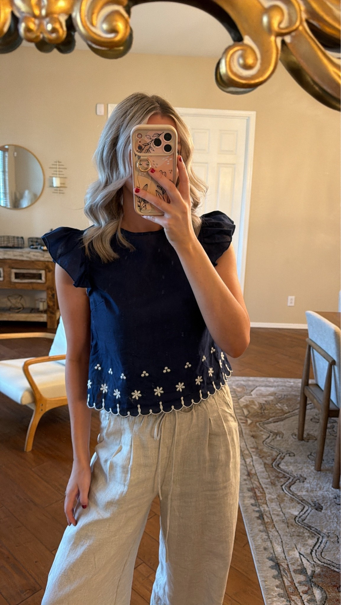 Amazon ruffle sleeve embroidered blouse!

#LTKdayinmylife #LTKgrwm #LTKootd