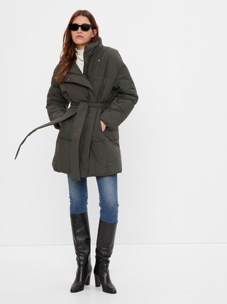 Duvet Wrap Puffer Coat | Gap (US)