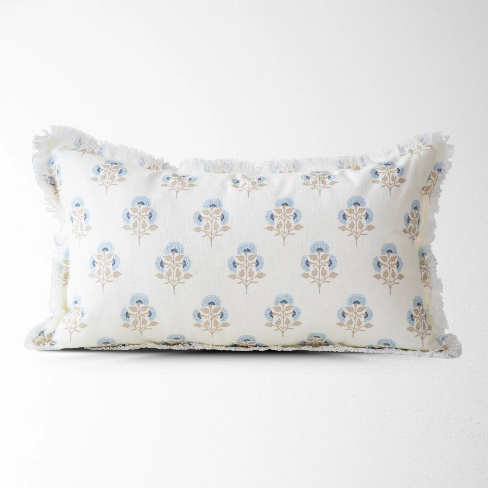 Henrietta Petite Fleur Block Print Pillow Cover | Wayfair North America
