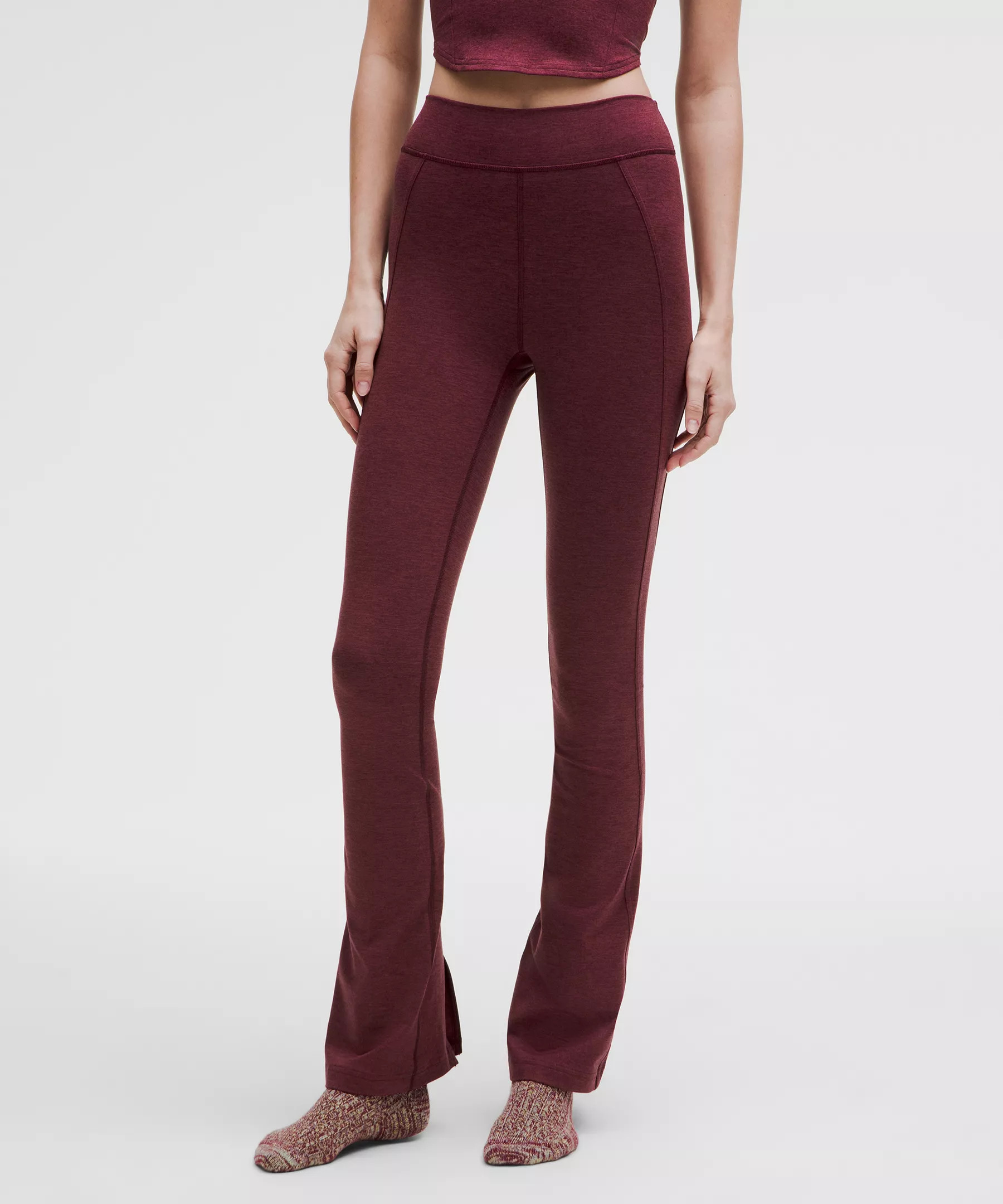 Soft Sueded Split-Hem High-Rise Mini-Flare Pant *Regular | Women's Pants | lululemon | Lululemon (US)