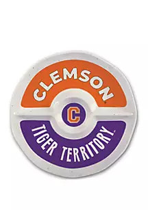 Clemson Tigers Heavyweight Melamine Chip and Dip Tray | Belk