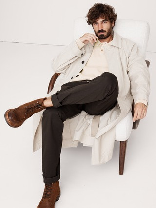 Ribbed Cotton Sweater Polo | Banana Republic (US)