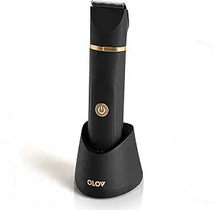 OLOV Electric Groin Hair Trimmer - Ball Trimmer for Men - Nose Hair Trimmer, Replaceable Ceramic ... | Amazon (US)