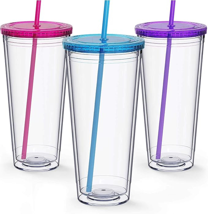 Maars Insulated Travel Tumblers 32 oz. | Double Wall Acrylic | 3 Pack | Amazon (US)