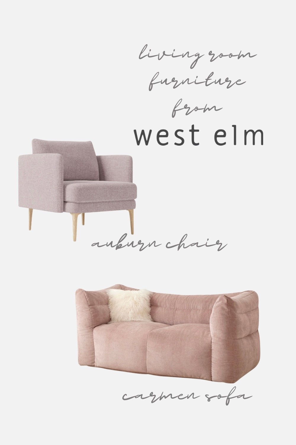 Living Room Furniture From West Elm | Living Room | Couch | Chairs

#LTKHome