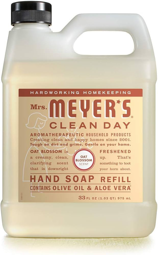 Mrs. Meyer's Liquid Hand Soap Refill, Oat Blossom, 33 OZ | Amazon (US)