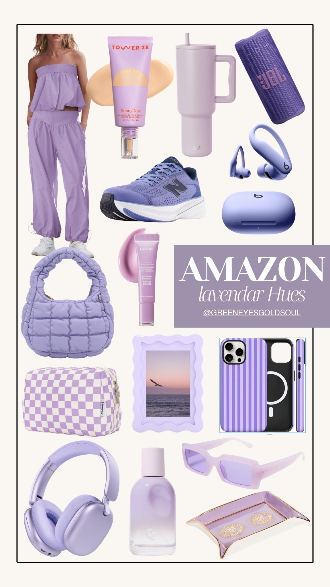 Lavender is having a moment, and I’m here for it. 💜

From activewear and sneakers to beauty favorites, tech accessories, handbags, and home finds, these Amazon lavender picks add the perfect pop of color while keeping your everyday style fresh and fun.

Shop all of my favorite lavender Amazon finds below.

Amazon finds, Amazon favorites, lavender aesthetic, purple aesthetic, lavender decor, lavender accessories, lavender activewear, Amazon fashion, Amazon home finds, Amazon beauty, Amazon tech accessories, cute Amazon finds, trending Amazon products, colorful accessories, aesthetic room decor, lavender outfit, workout essentials, everyday essentials, gift ideas, viral Amazon finds

#LTKStyle #LTKFinds #AmazonFinds #AmazonFavorites #AmazonHome #AmazonFashion #PurpleAesthetic #LavenderAesthetic #ColorTrend #EverydayEssentials #TrendingFinds #AestheticHome #TechAccessories #WorkoutEssentials #GiftIdeas

#LTKU #LTKSeasonal #LTKBeauty