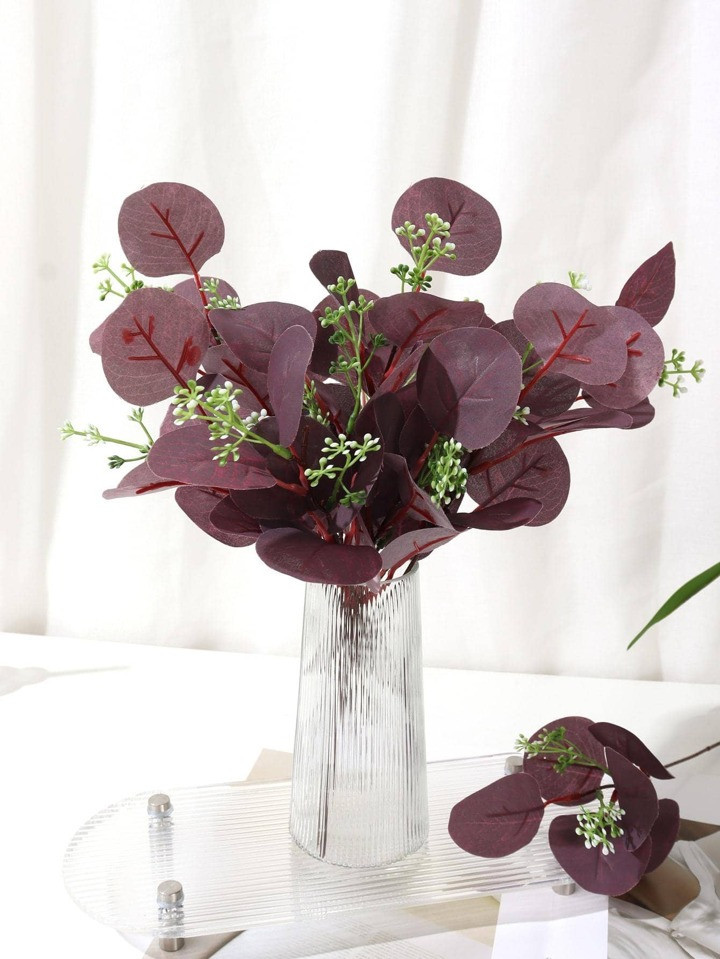 5pcs Polyester Artificial Plant | SHEIN