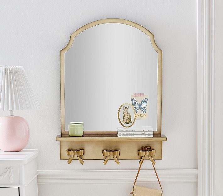 Ava Ribbon Get-Ready Mirror (25" x 19") | Pottery Barn Kids