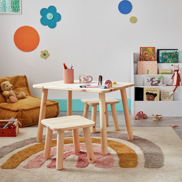 Buy Habitat Kids Felix Table and 2 Chairs - Pine | Kids tables and chairs | Argos | argos.co.uk