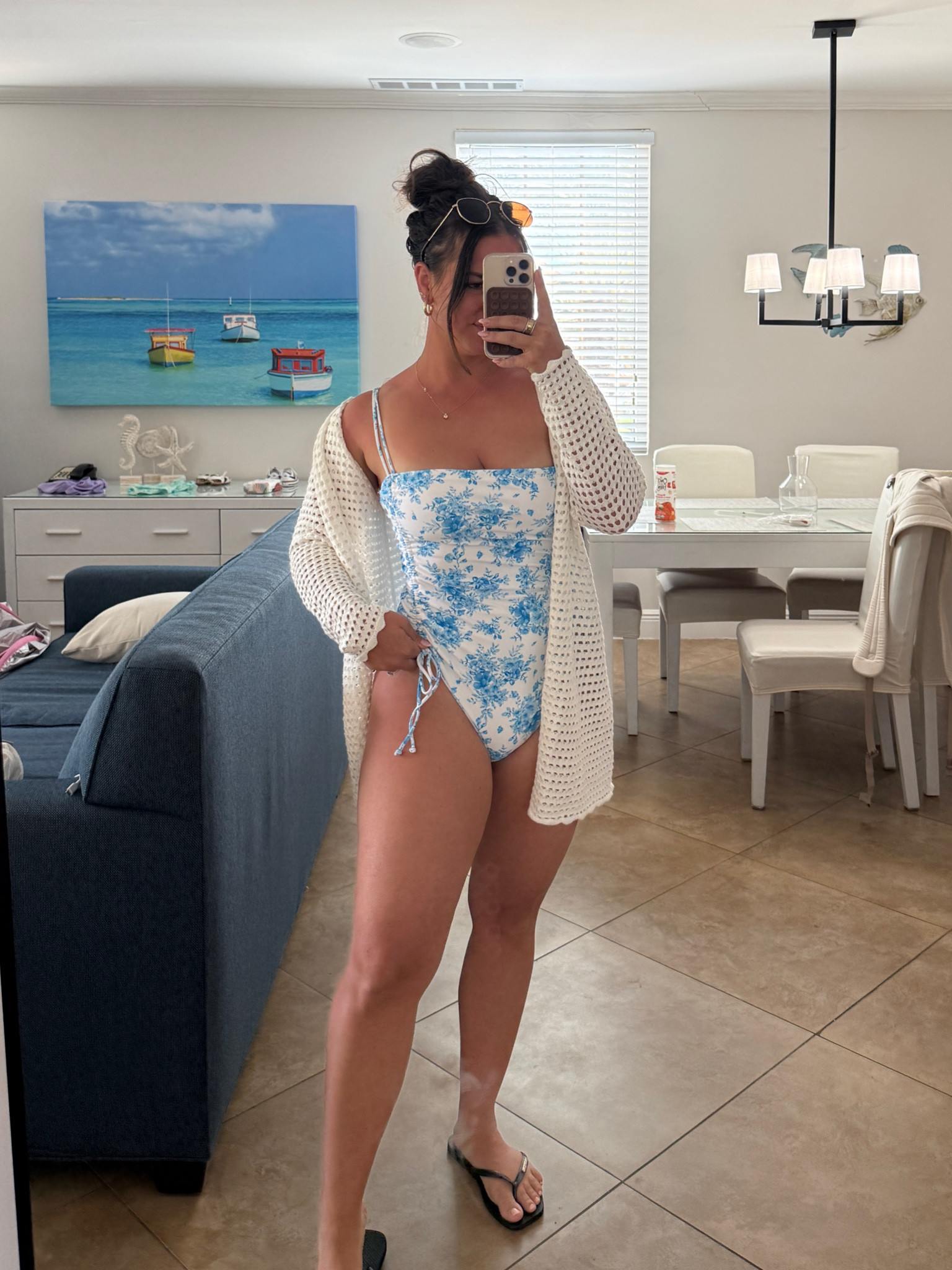 Target one piece swimsuit in medium and lulus coverup!