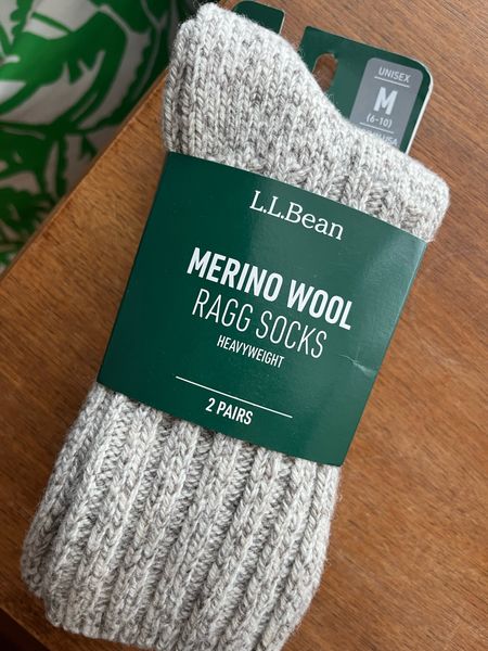 Looking for a last-minute stocking stuffer? LL Bean Merino Wool Ragg Socks will keep your feet warm and cozy all winter long! These come in a two-pack! 

#LTKSeasonal #LTKfindsunder50 #LTKGiftGuide