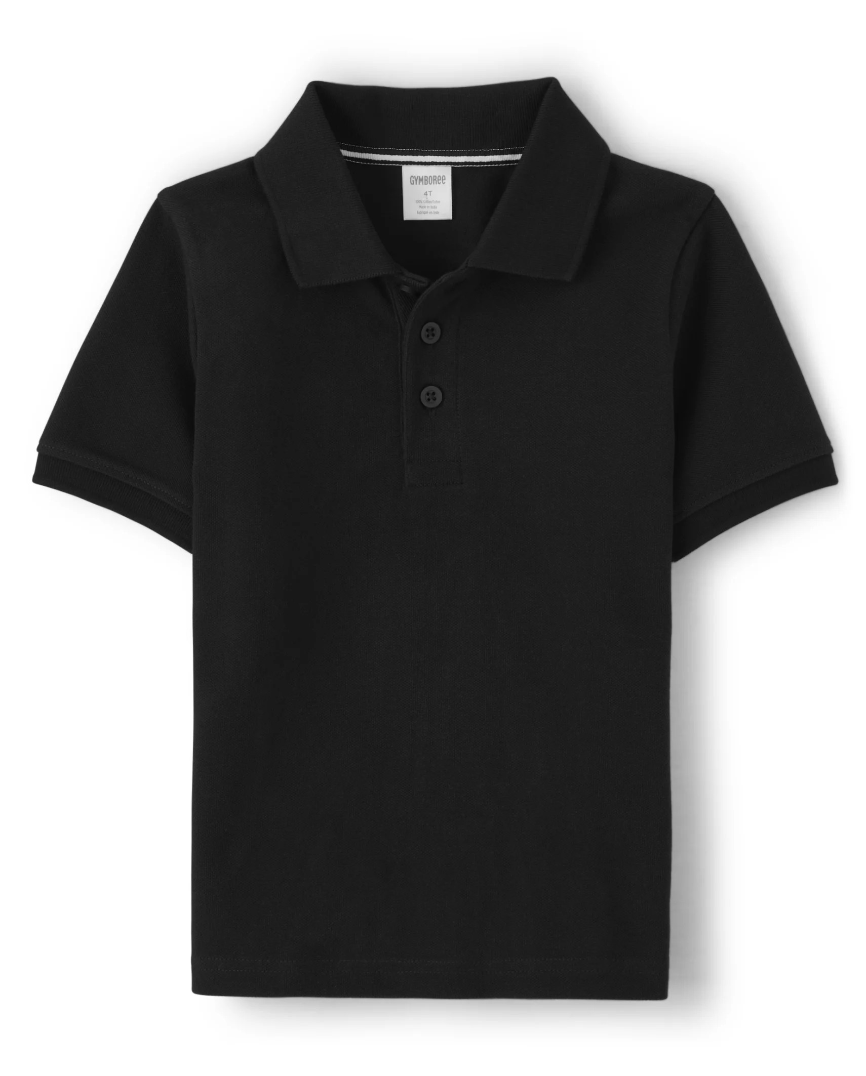 Boys Polo with Stain Resistance - Uniform - black | The Children's Place