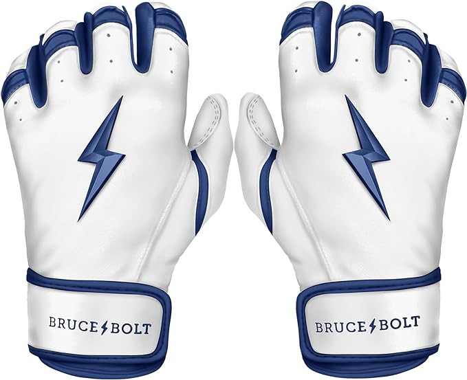 BRUCE BOLT Chrome Series Short Cuff Batting Gloves - Multiple Colors - Adult & Youth Sizes | Amazon (US)