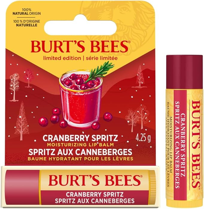 BURTS BEES Cranberry Spritz Lip Balm, 4.25 GR | Amazon (US)