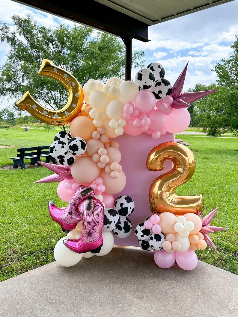 Pink Rodeo Balloon Garland Kit: 2nd Birthday Party Decor - Etsy | Etsy (Global)