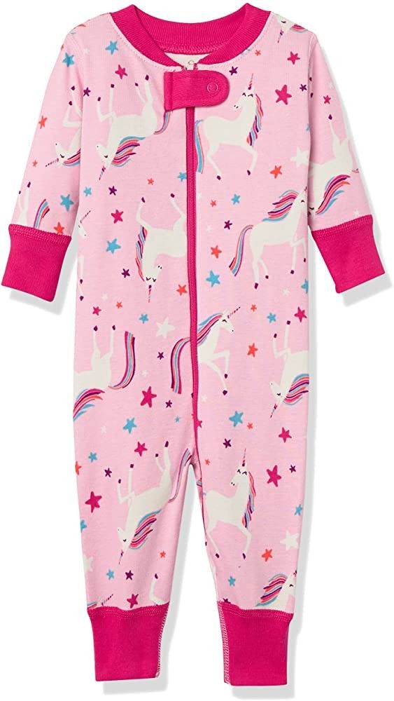 Moon and Back by Hanna Andersson Girls' One Piece Footless Pajamas | Amazon (US)
