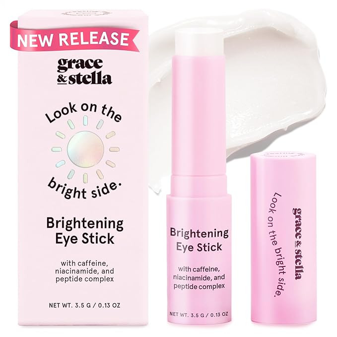 grace & stella Under Eye Brightener Stick (0.13 Oz), 3% Caffeine Eye Stick for Dark Circles & Fin... | Amazon (US)